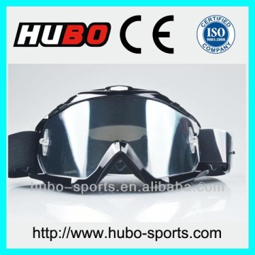 TPU frame custom logo silicone band dirt bike goggles with tear off