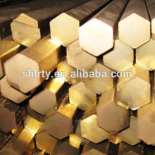 hexagonal Brass bar , CuZn35 Bar