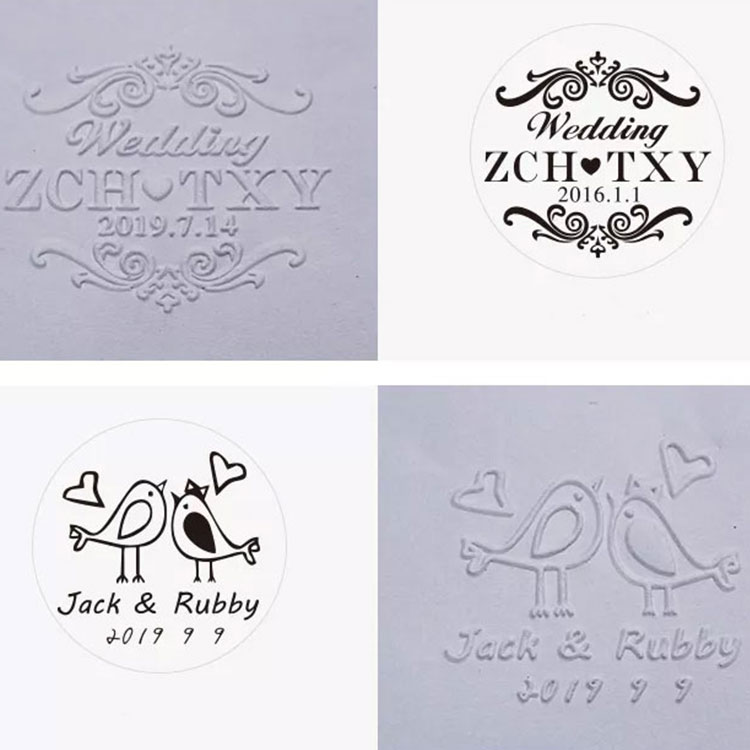 Personalized Embosser Stamp For Wedding
