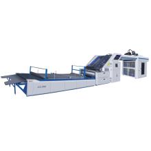 Máquina de montaje/laminación semiautomática de lámina a hoja