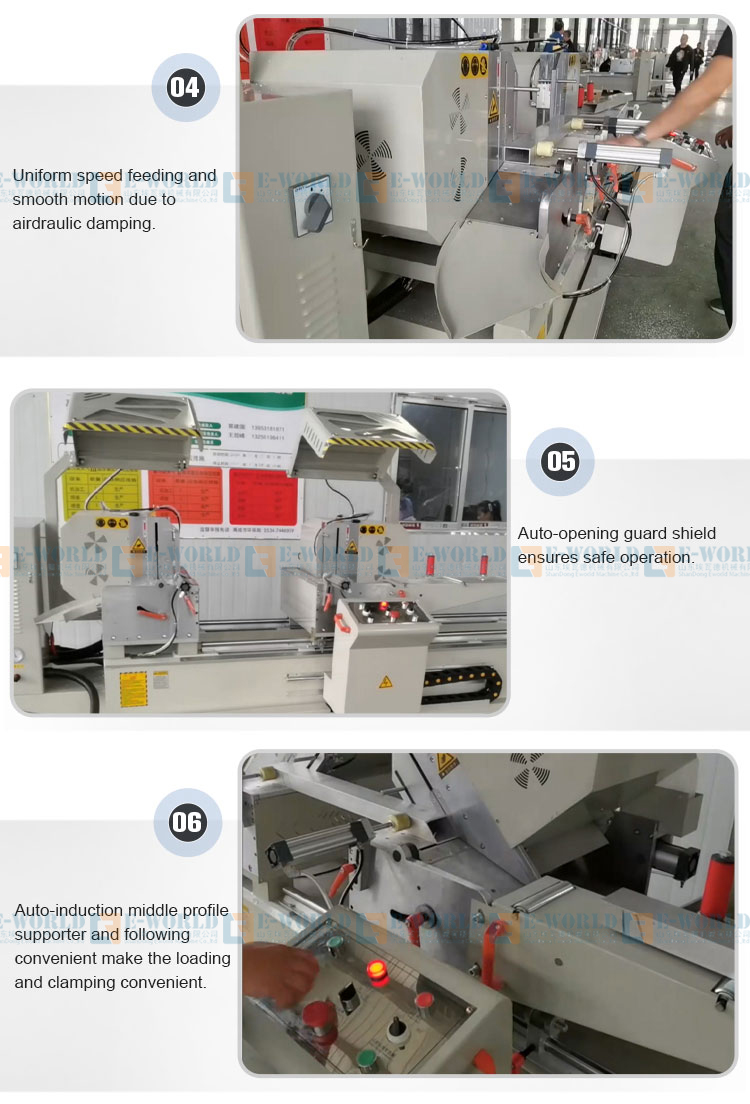 Cnc Double Head Miter Aluminum Cutting Saw Machine