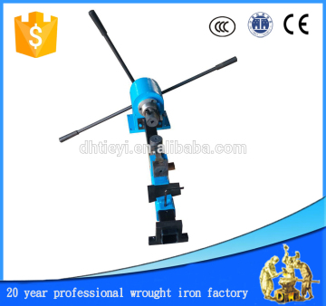 wrought iron basket twisting machine manual iron crafts hand tools