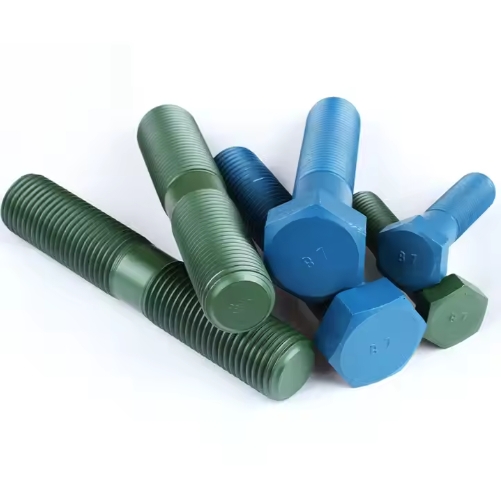 ASTM A193 B7 menetes csavar (7) ASTM A193 B7 Threaded Bolt(7)