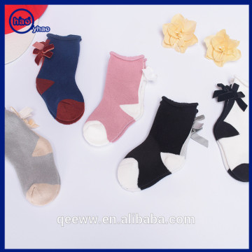 Yhao baby girls bowknot socks children cute terry warm socks