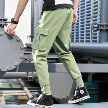 Pantaloni casual da uomo in cotone poliestere