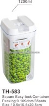 1.2L Quare Easy-lock Container TH-583