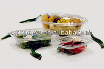 Food safety crystal disposable salad contioner