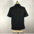 Black Men's Polo Bureau Shirts de loisirs