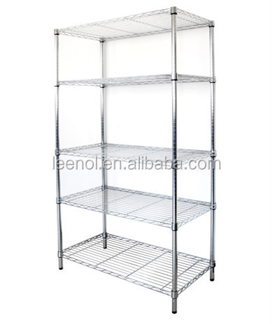 Chrome Wire Mesh Shelf Metal Wire Shelves ESD Wire Trolley