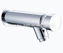 Brass Chrome delay self closing tap for bathroom