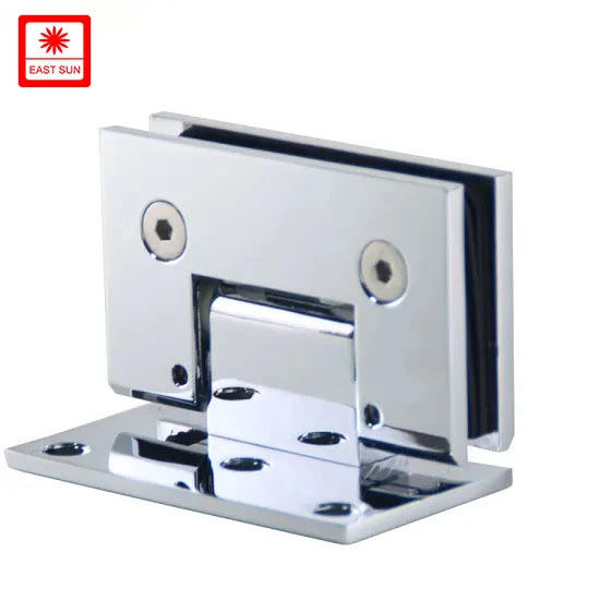 Hot Designs Adjustable Heavy Duty Hardware Wall to Glass Stainless Steel Shower Glass Hinge (ASH-205B)