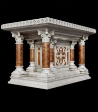 Customized marble altar table church podium