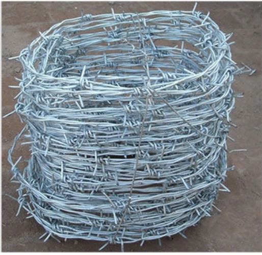 Bulk 2 Strands Barbed Wire Length Per Roll