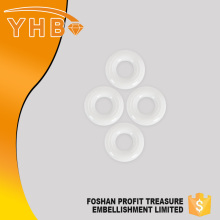 YHB top quality cheap indian Rim-round shape ceramic beads for clothes for jewellery making