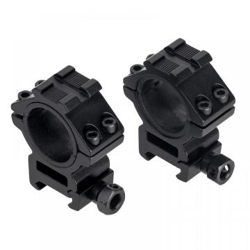 Tactical Medium Picatinny Scope Mount Rings 1inch&30mm