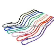 Wholesale Hot Sale High Quality Colored Metal Ball Chain