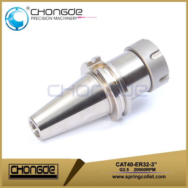 CAT40-ER32-3 &quot;حامل أداة آلة Collet Chuck CNC