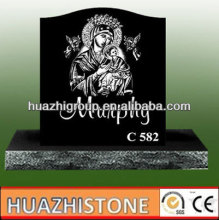 xiamen supplier of black granite paradiso monument