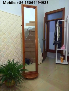Solid wood rotatable and fashionable dressing mirror