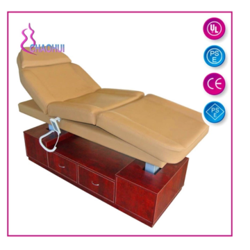 Elektrisch massagebed met houten frame