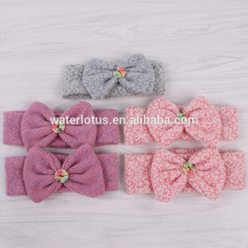 wholesale ribbon bow hair band plastic hair band