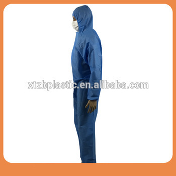 Disposable nonwoven SMS coverall