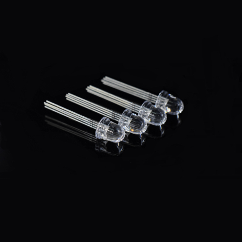 8mm RGB LED Bullet Top Clear Lens 10-degree