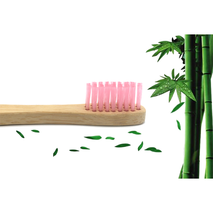 Kids Use Natural Bamboo Toothbrush