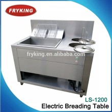catering breading powder wrapping table