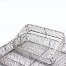 Custom Stainless Steel Sterilization Basket for Disinfection and Storage