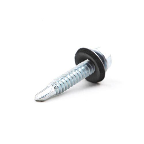 China Hex Self-Drilling Screws with EPDM Washer DIN7504K Zinc Manufactory