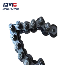Conveyor chain with large rollers