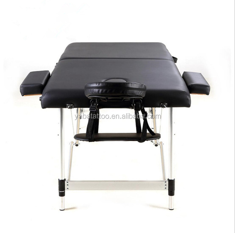 Portable Folding Massage Bed Adjustable SPA Therapy Tattoo Beauty Salon Massage Table Bed with Carrying Case