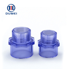 UPVC Transparent Male Adaptor Threaded Coupling