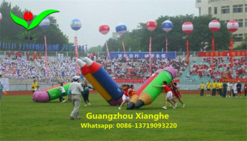 Commercial rent adult interactive Fun Games props inflatable games