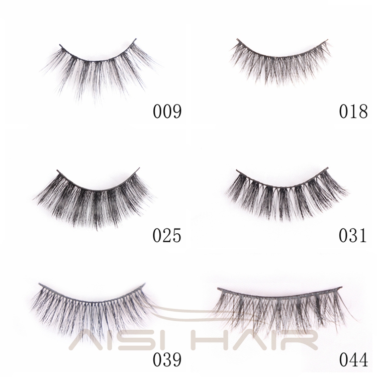 Aisi Hair Hotsale Fast Delivery Luxury Packaging Black White Stripe Lash Box Synthetic Fake Makeup Eye Lashes