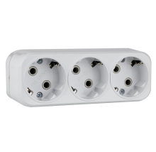 Triple Adapter Power Outlet Extension Cord Socket