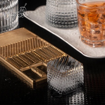 Brass Ice Designer Plate - Custom DIY Cocktail Stamp