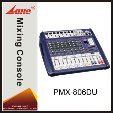 Lane PMX-806DU 8 channel professional USB audio mixer brands