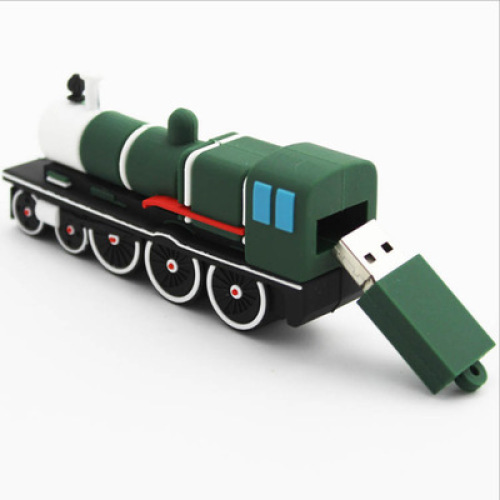 Clé de lecteur de stylo Memory Stick pour locomotive à vapeur