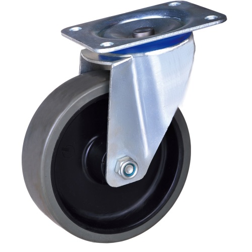 4-inch gray pu wheel industrial caster