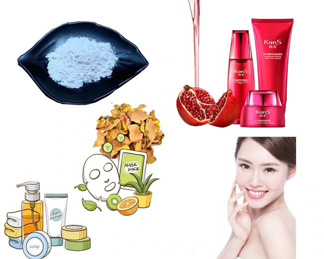 Ellagic Acid 99% Cosmetic Raw Material Pomegranate Peel Extract CAS 476-66-4 Ellagic Acid