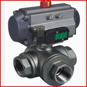 double /single acting pneumatic actuator valve