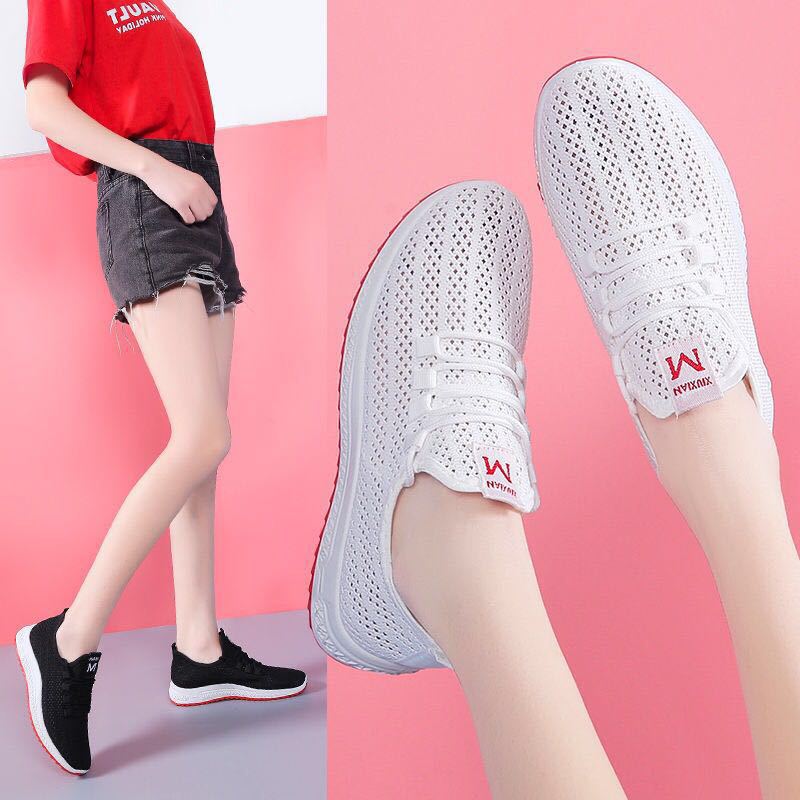 2021 New Fashion High Quality Fashion Comfort Mesh surface Women Sneakers Breathable Sport Shoes Female footwear shoes sports