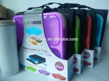 eco-friendly plastic bento lun chbox heating resistant multi-purpose