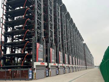 11-level rotary car parking system