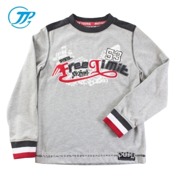 Stylish Boys 100% Cotton Hoodies Grey Winter Pullover Sweatshirts