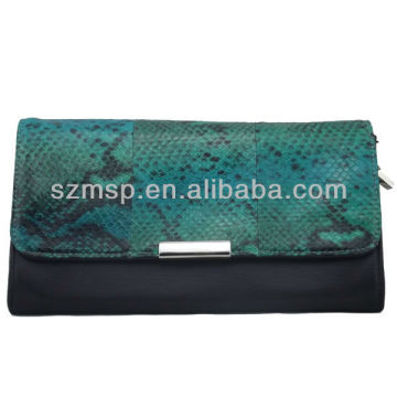 2013-Snake Pattern Ladies Genuine Leather Handbag