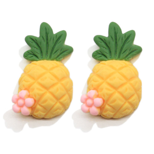 Nouvelle arrivée résine carotte Cabochons fleur ananas forme résine perles bébé épingle à cheveux accessoire