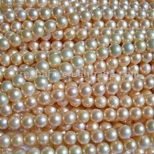 Pink Round Pearl Strands